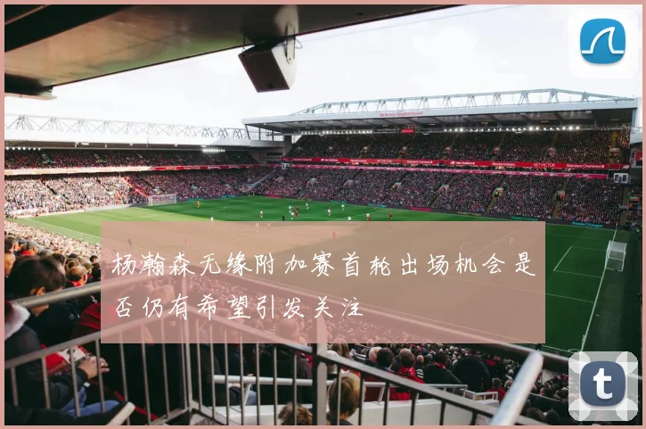 杨瀚森无缘附加赛首轮出场机会是否仍有希望引发关注